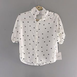 Navy blue star- blouse